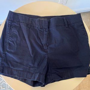 J. Crew Women's chino shorts navy blue size 6